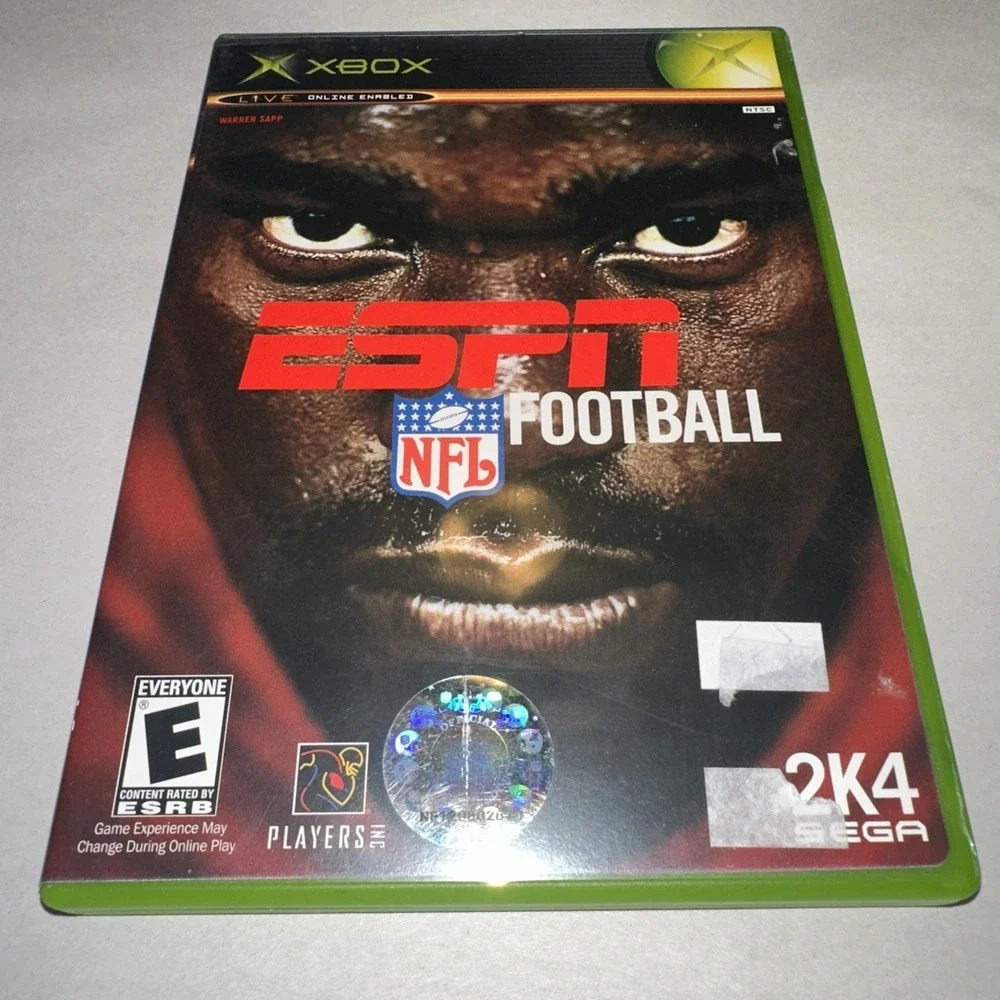 ESPN NFL Football (Original Xbox, 2003) CIB Complete W/ Manual Near Mint Disc
